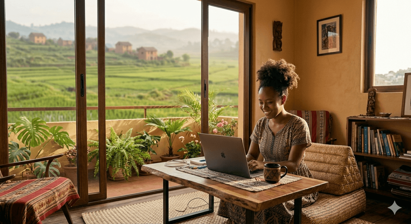 Freelance malagasy travaillant avec Paylaky